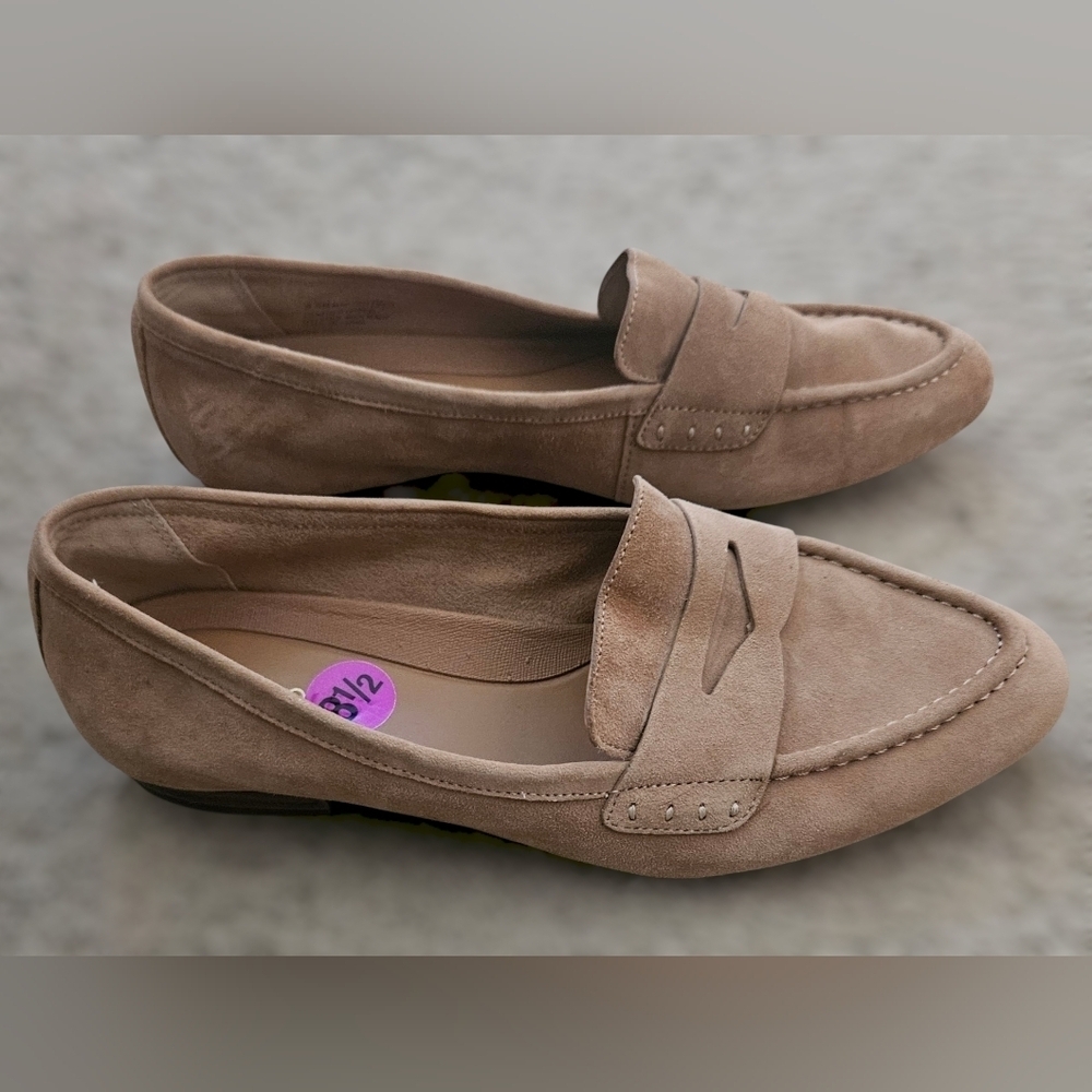 Aerosoles Map Out Suede Loafer Flats Women 8.5